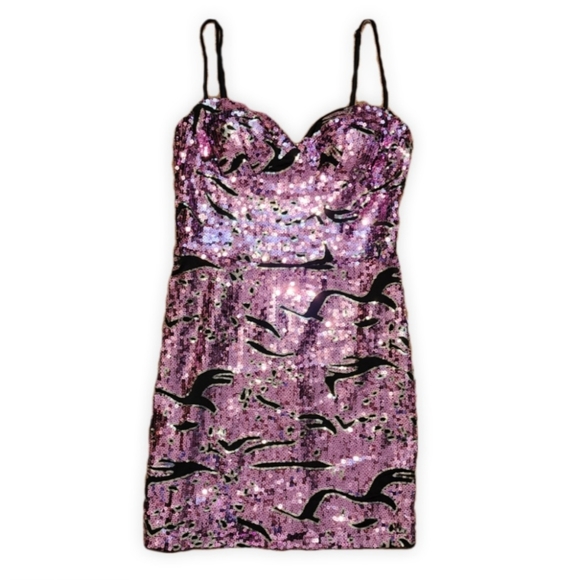 Rubber Ducky Beach Side Full Sequence Dress Sz Med - Picture 4 of 8